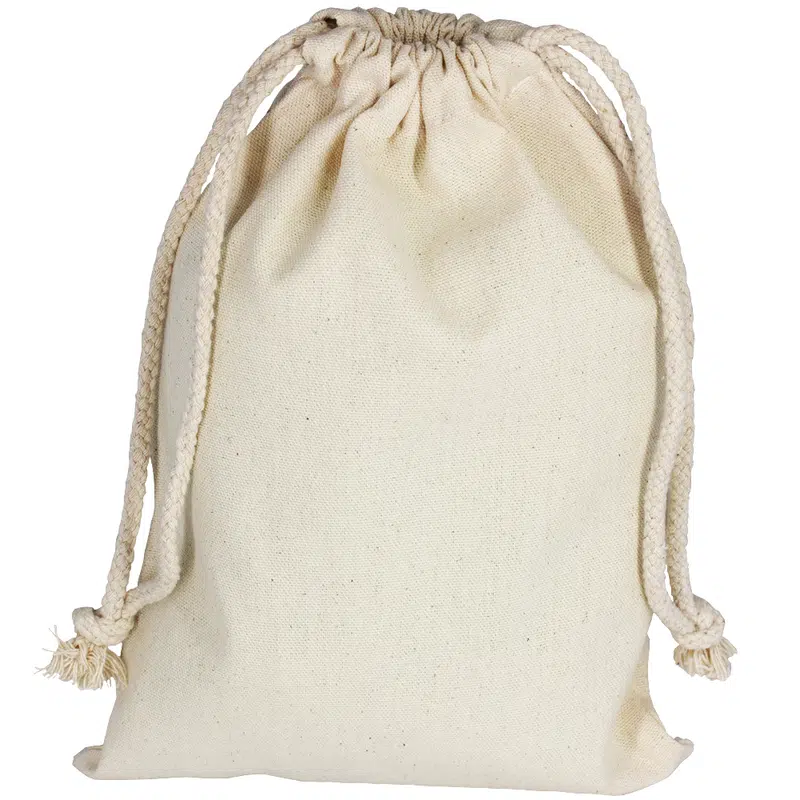 Midi 100% Cotton Drawstring Bag – Drawstring Bags