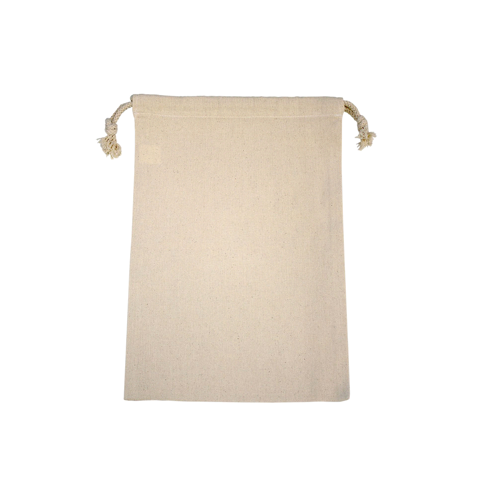 Midi 100% Cotton Drawstring Bag – Drawstring Bags – The Range – available in Natural – thumbnail 2 of 4