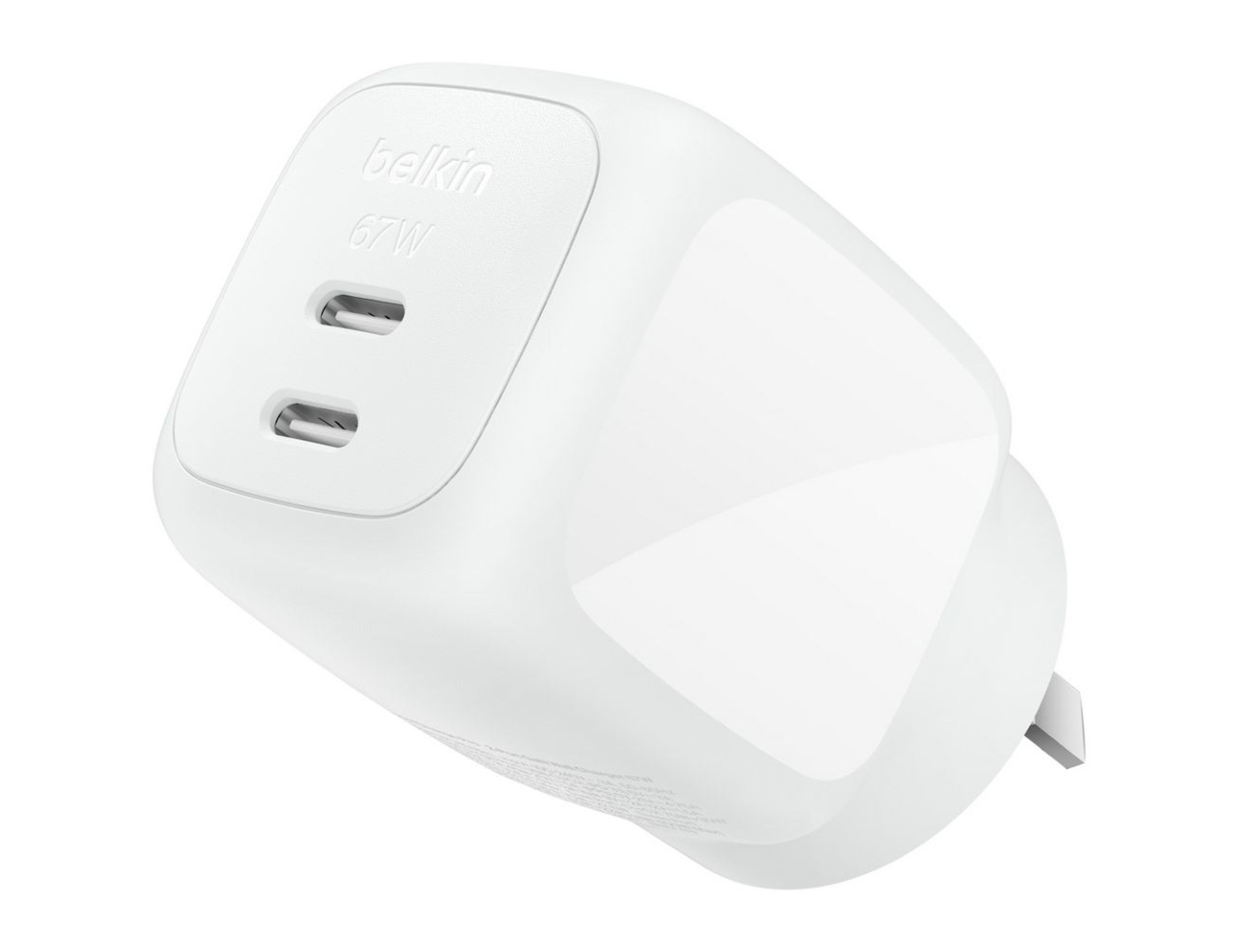 Belkin BoostCharge Pro 67W Dual USB-C GaN Wall Charger