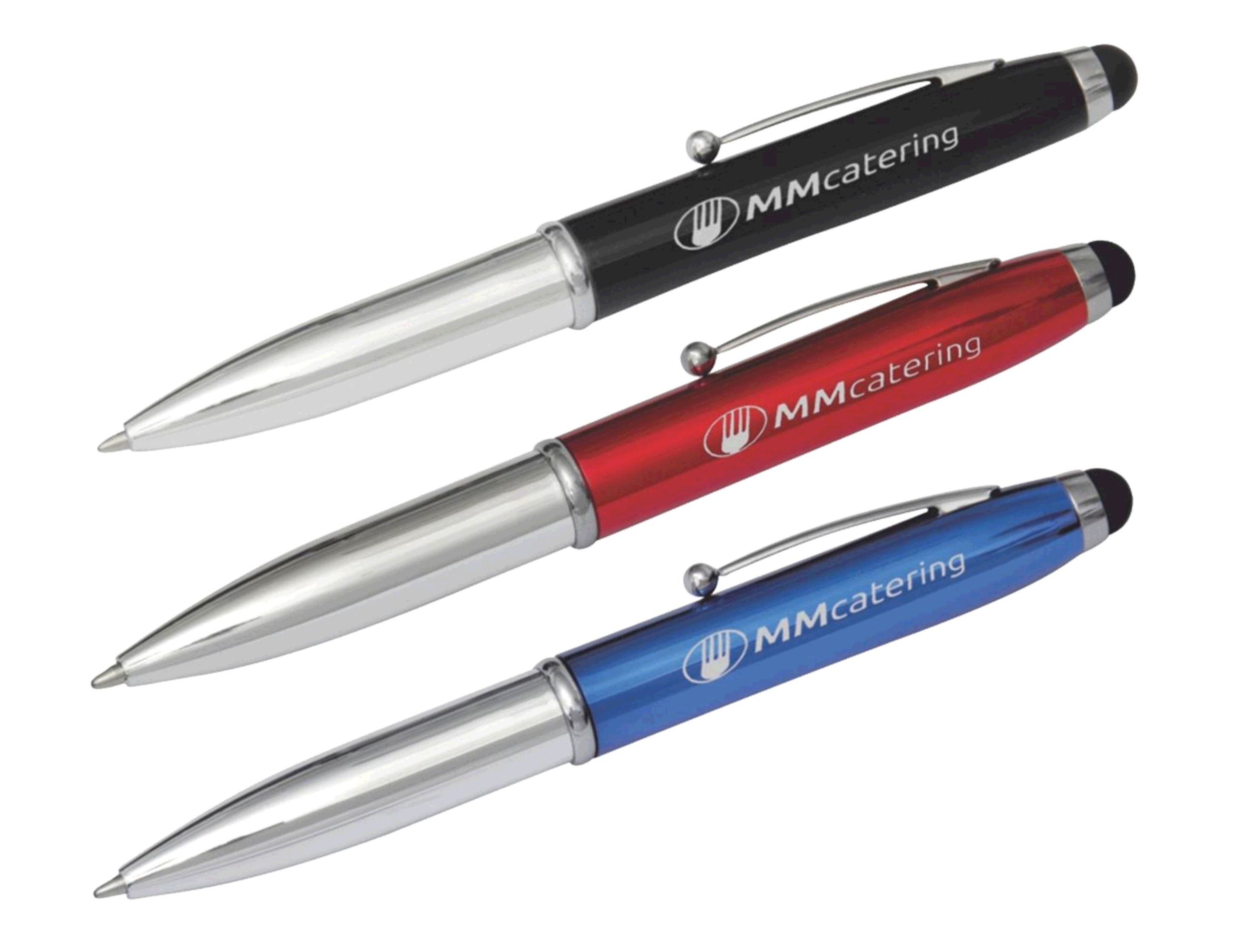 Economy 3-Way Stylus Pen – Stylus Pens – available in Black, Blue Dark or Navy, Maroon, Red – photo 1 of 8