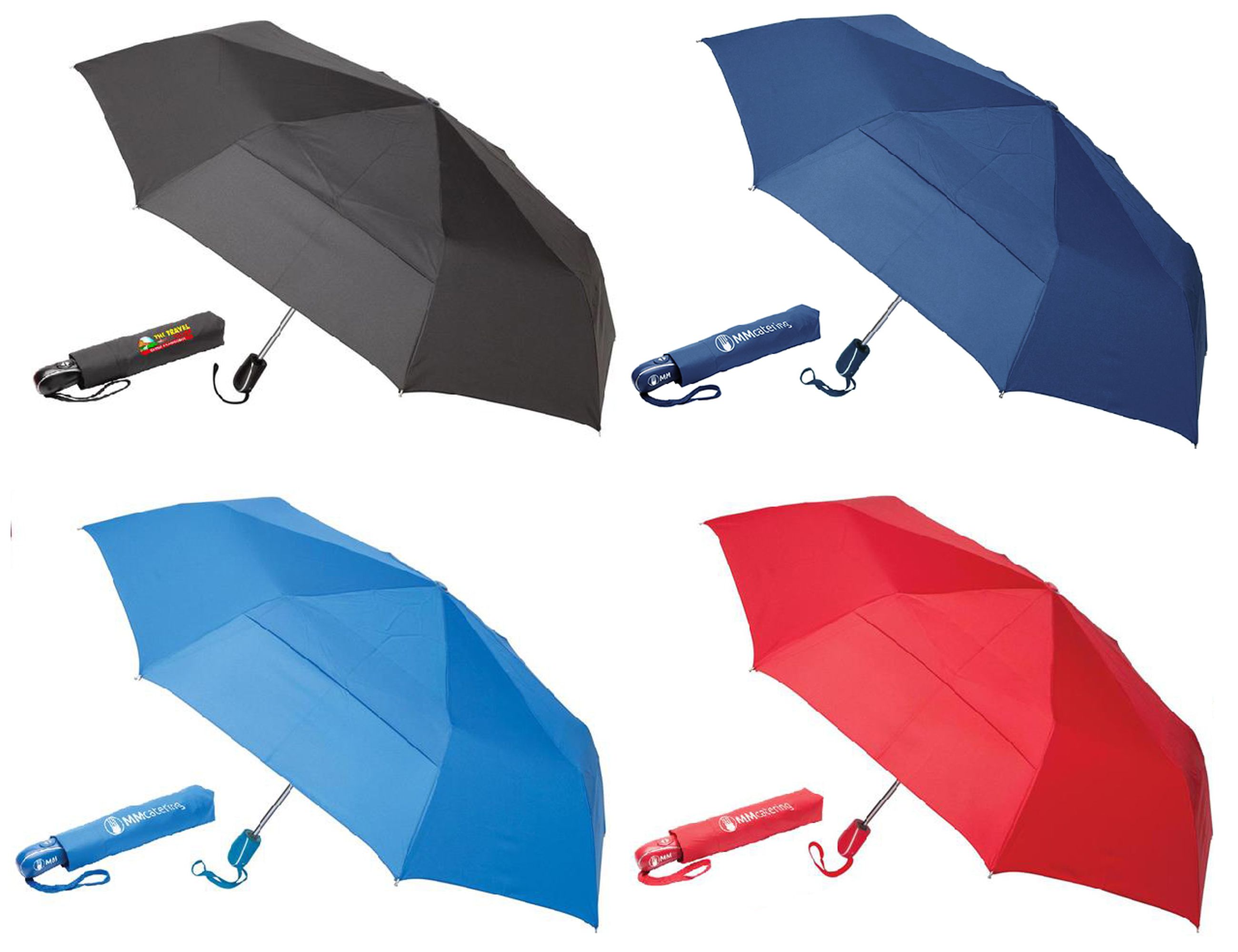 Genie Auto Open/Close Umbrella – Umbrellas – available in Black, Blue Dark or Navy, Maroon, Red – photo 1 of 12