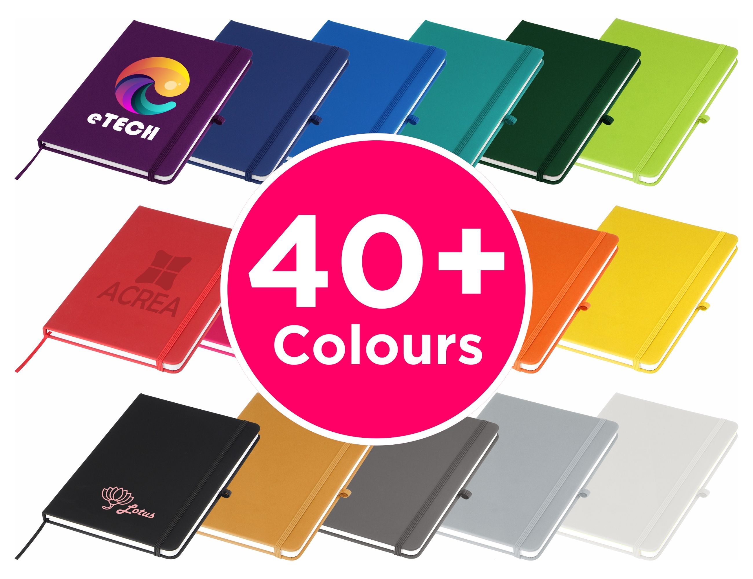 Carnival  Pro INDENT A5 Notebook – Notebooks – available in beige, black, blue, brown colours and 9 more