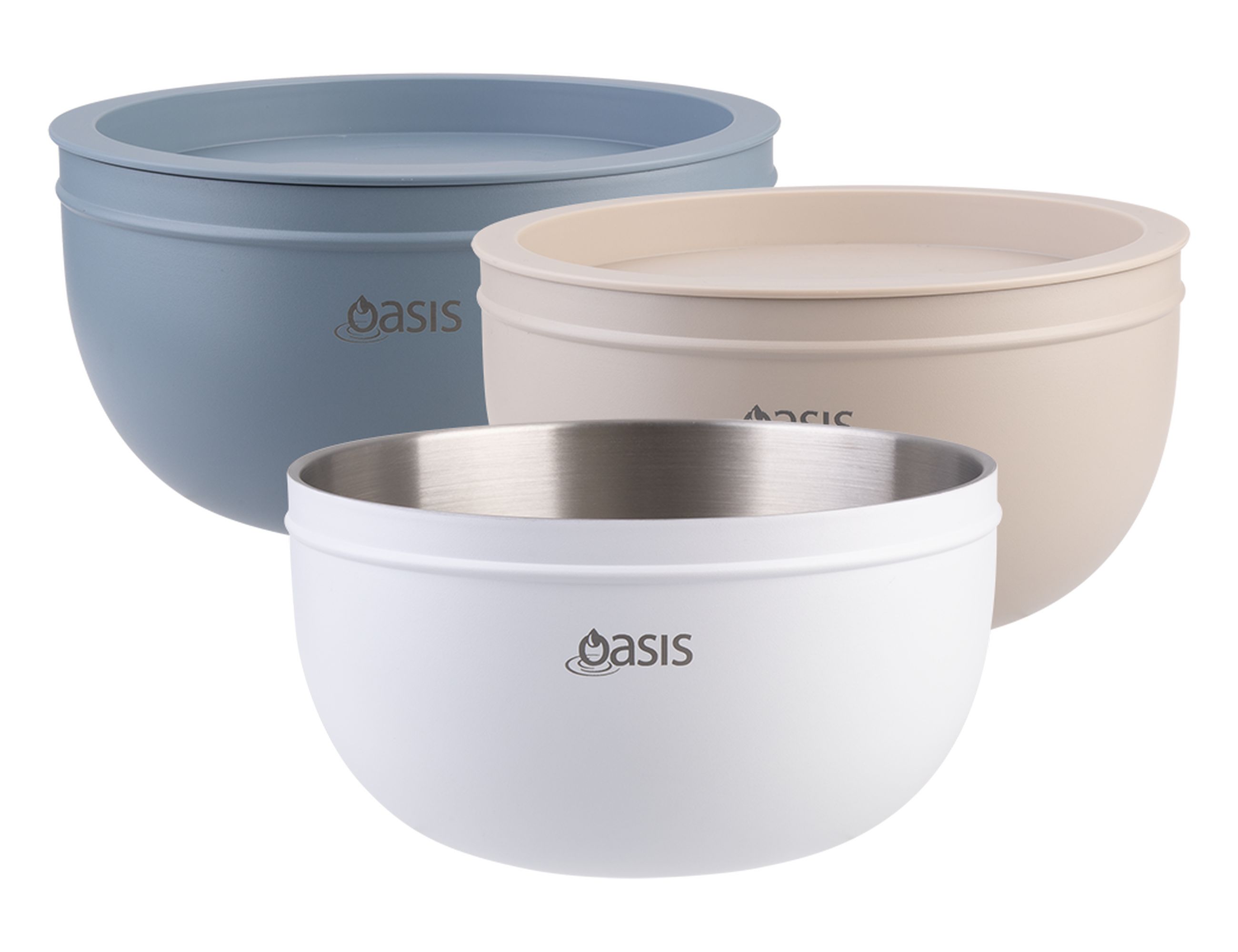 Oasis 2.8L Double Wall Salad Bowl – Flasks