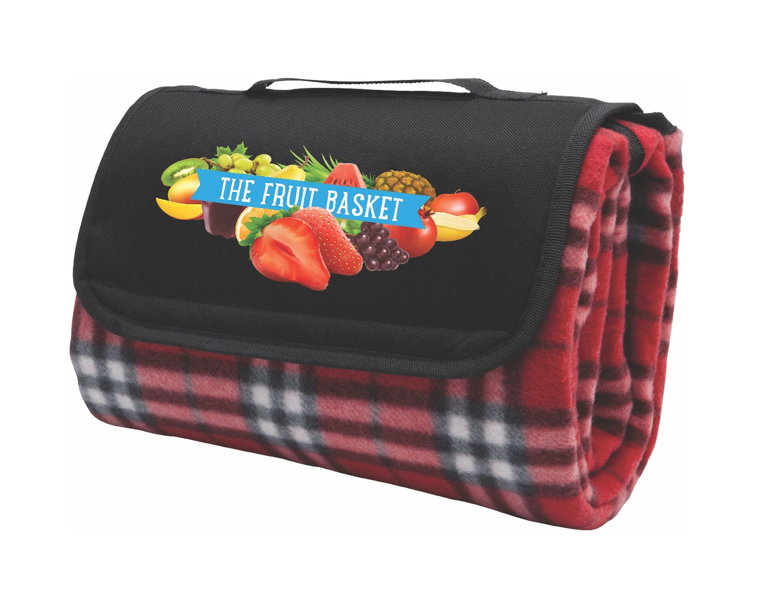 Antigua Picnic Rug, Red Check – Picnic Rugs – available in Black, Maroon, Red, White – photo 1 of 4