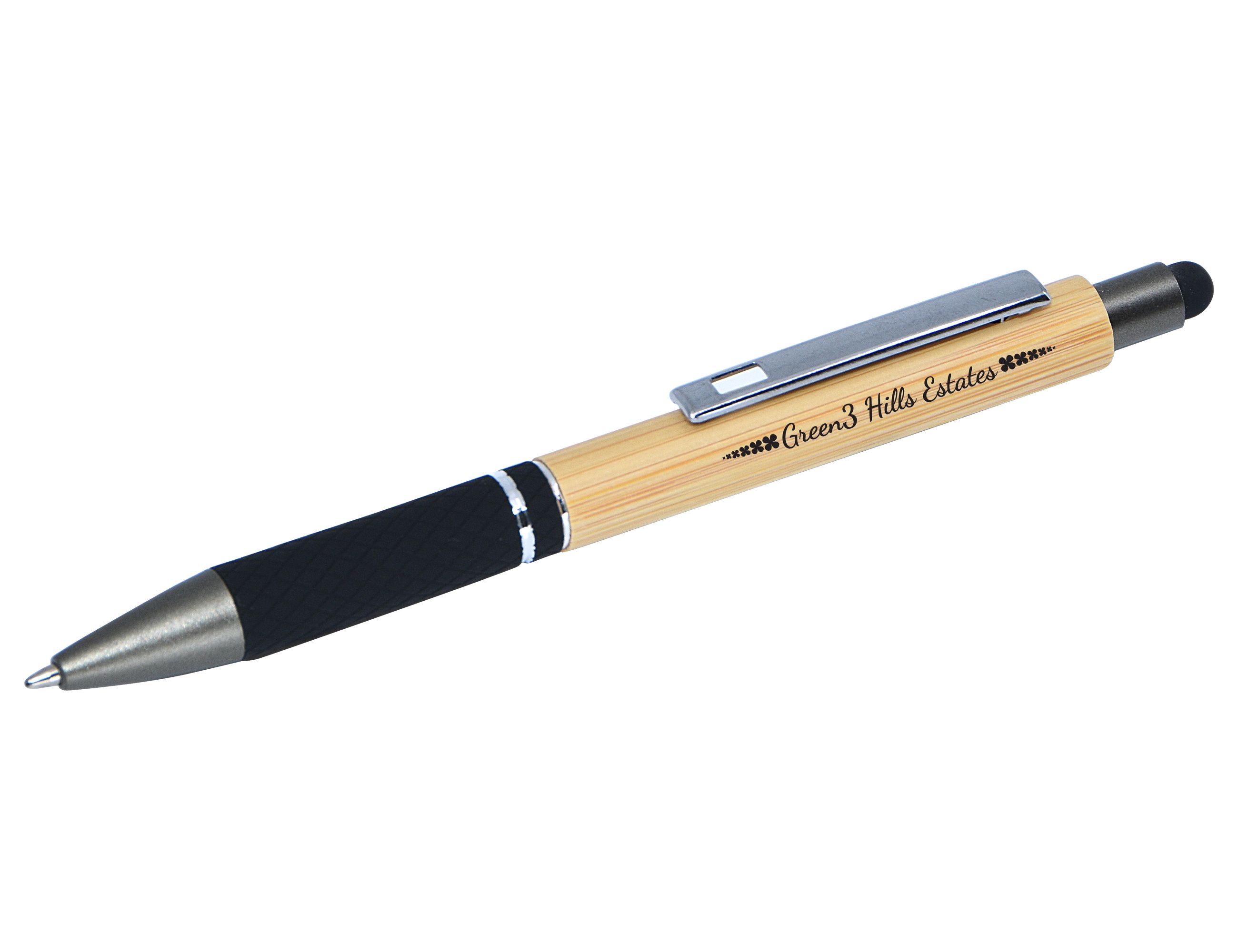 Vista Bamboo Stylus Pen – Eco Pens – available in Black, Brown, Tan – photo 1 of 3