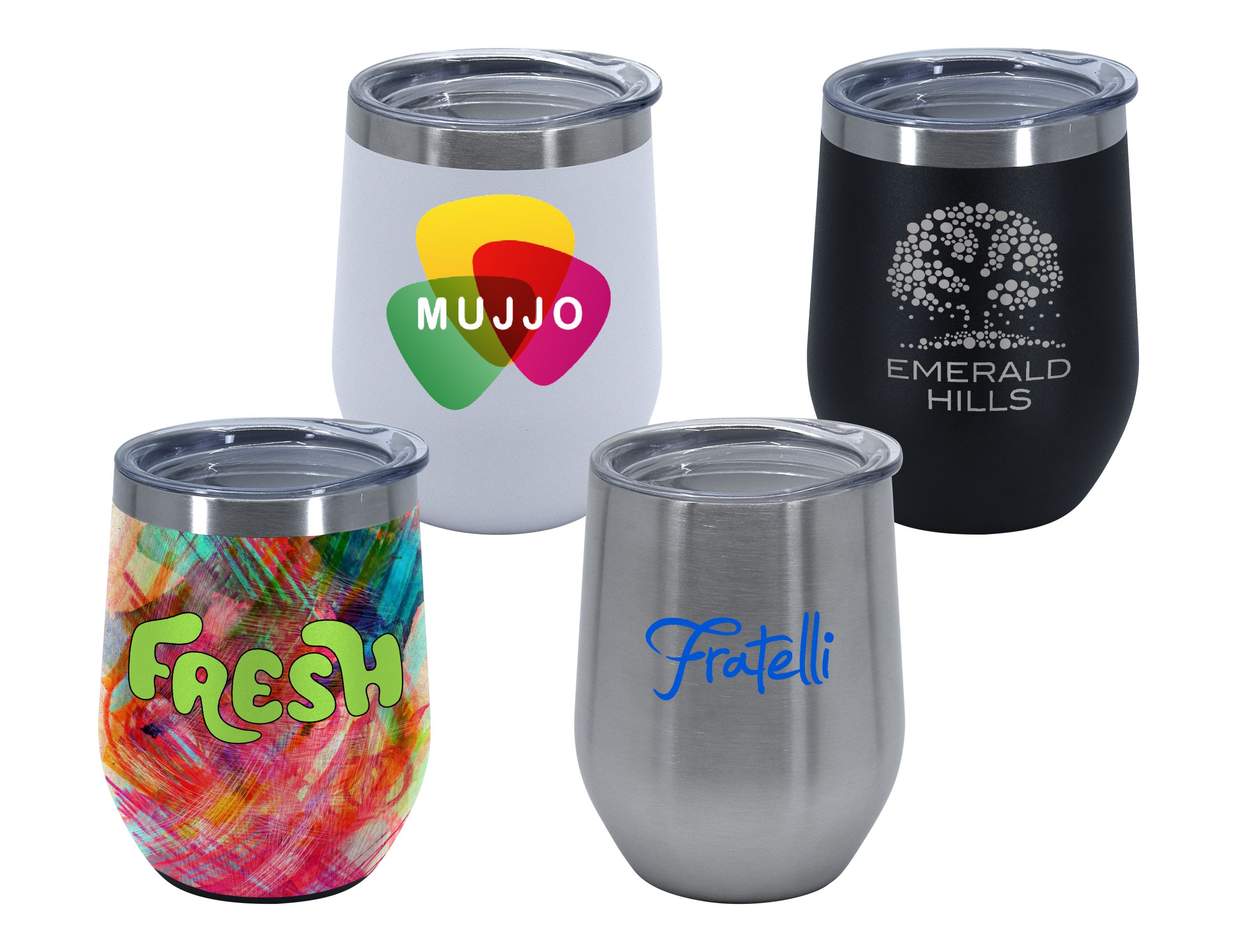 Monaco Double Wall Mug – Travel Mugs – available in Black, Silver, White – photo 1 of 11