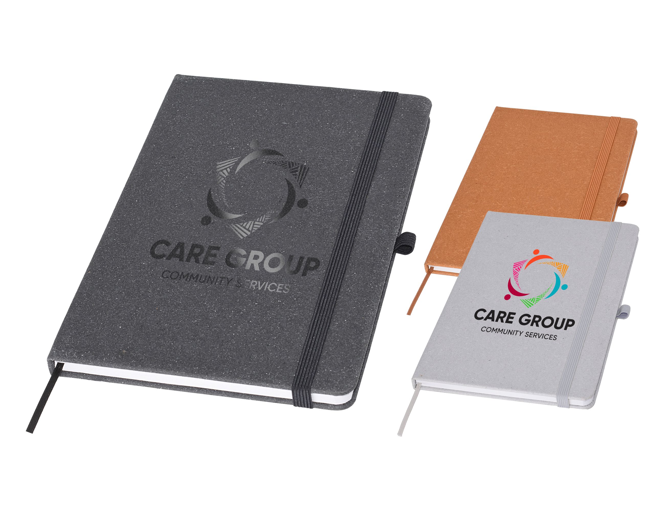 Toscano Recycled Notebook A5 – Notebooks – available in Black, Brown, Grey, Tan – photo 1 of 16