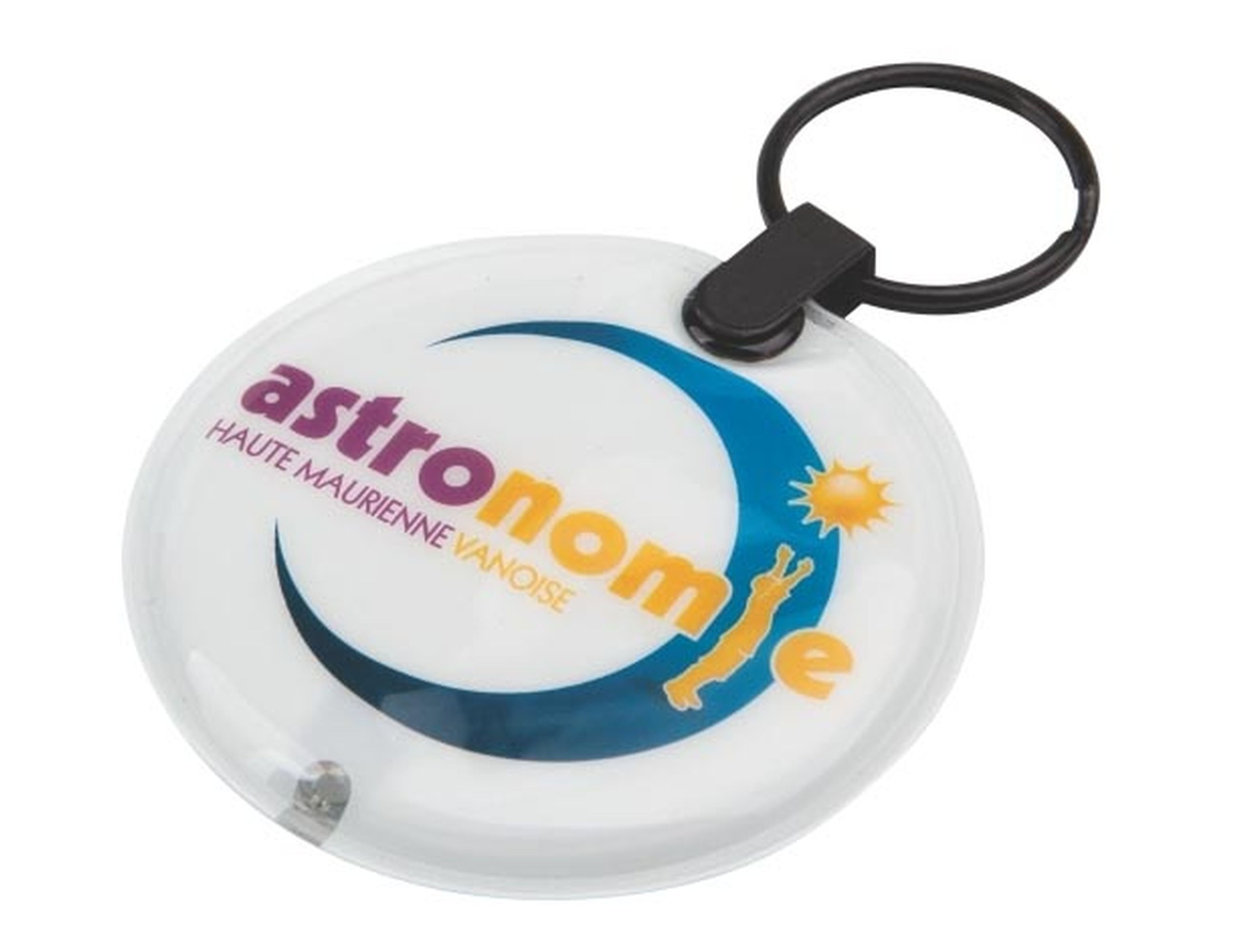 Press-Light Keyring - Indent – Keyrings – available in Multicolour – photo 1 of 5