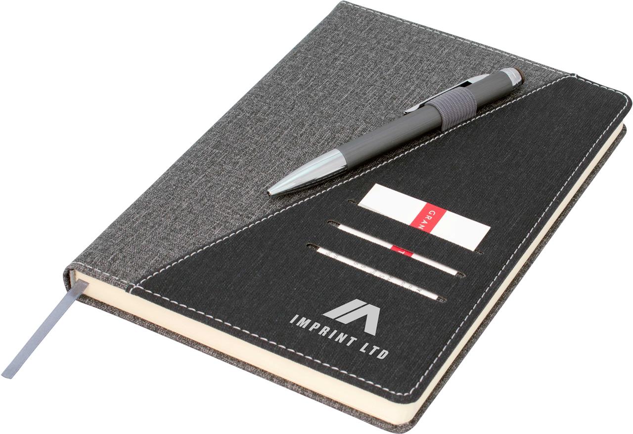 Ottawa A5 Notebook, Black/Grey – Notebooks – available in Black, Grey – photo 1 of 5
