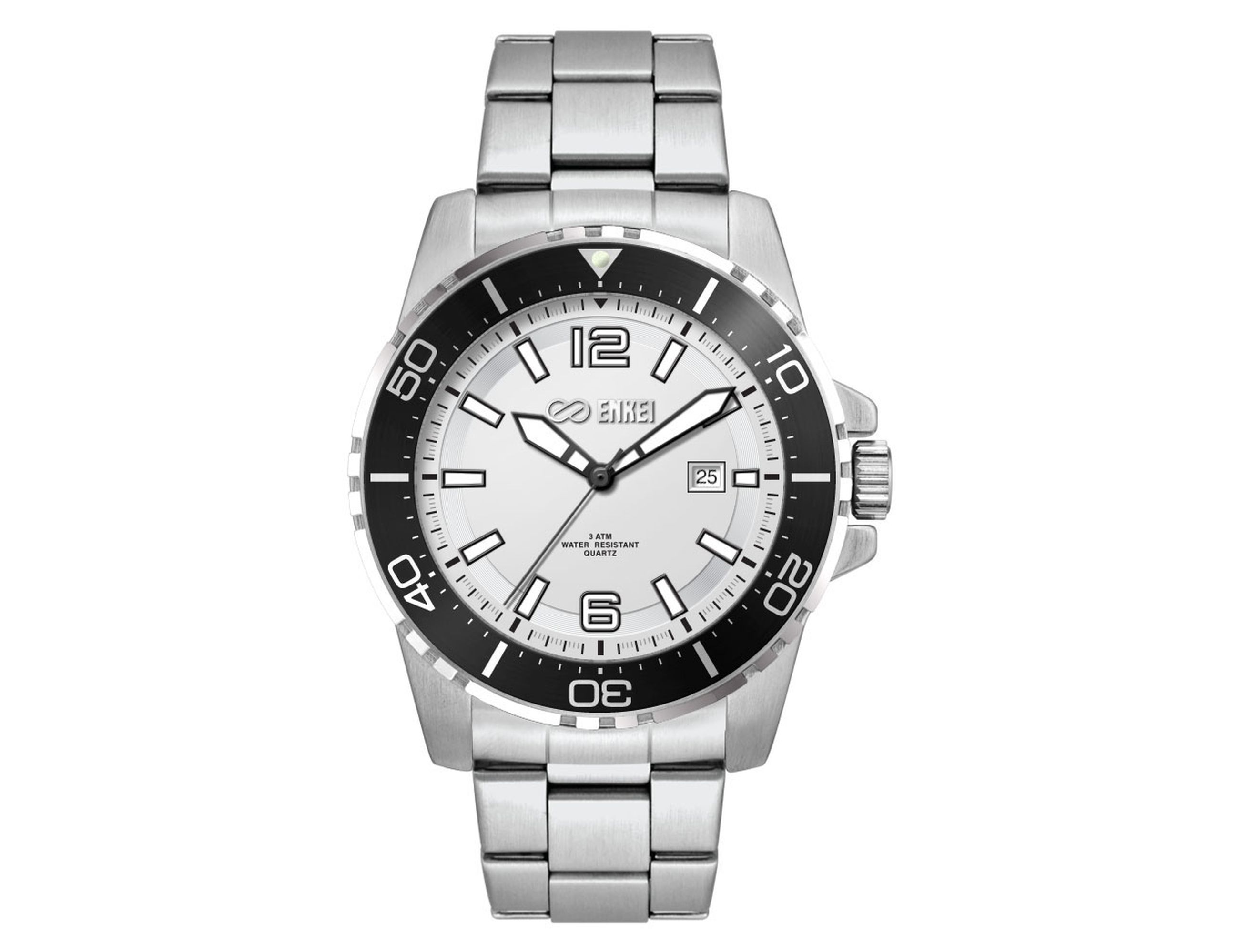 Sports Watch, Stainless Steel Strap