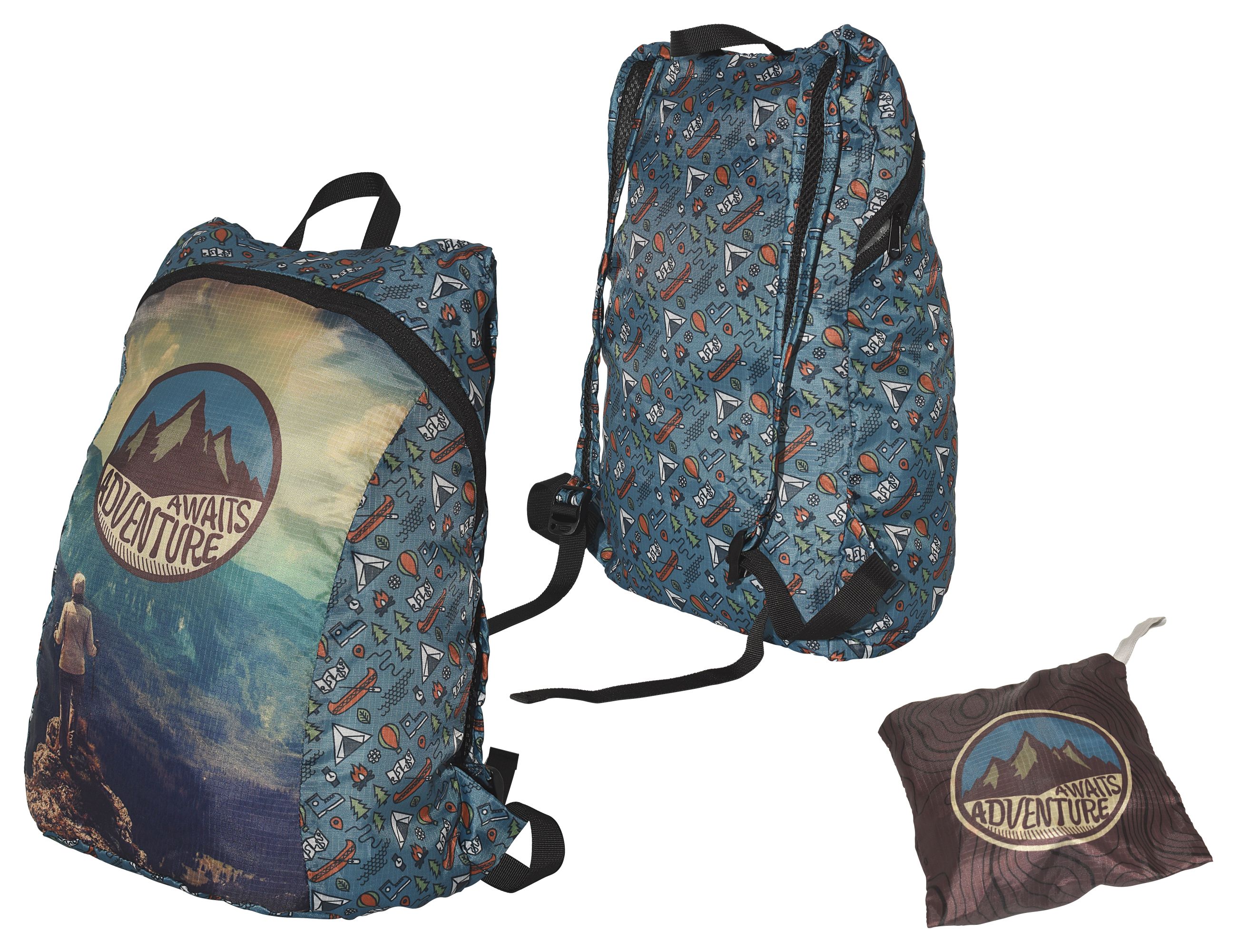 Max Full Colour Fold-up Backpack – Backpacks – available in Multicolour – photo 1 of 18