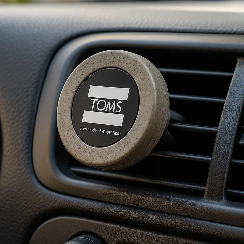 Kozo Universal Magnetic Car Vent Mount - ABS - Silver - Round – Car Phone Mounts – available in silver colour
