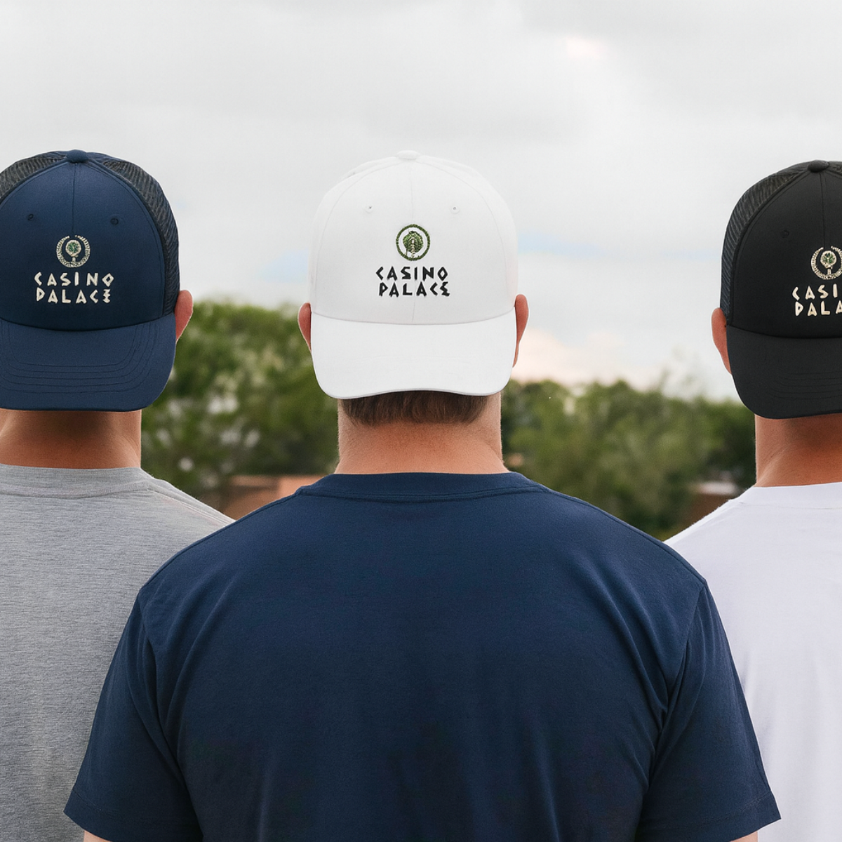 Promo Poly-Cotton 6 Panel Velcro Strap Baseball Cap