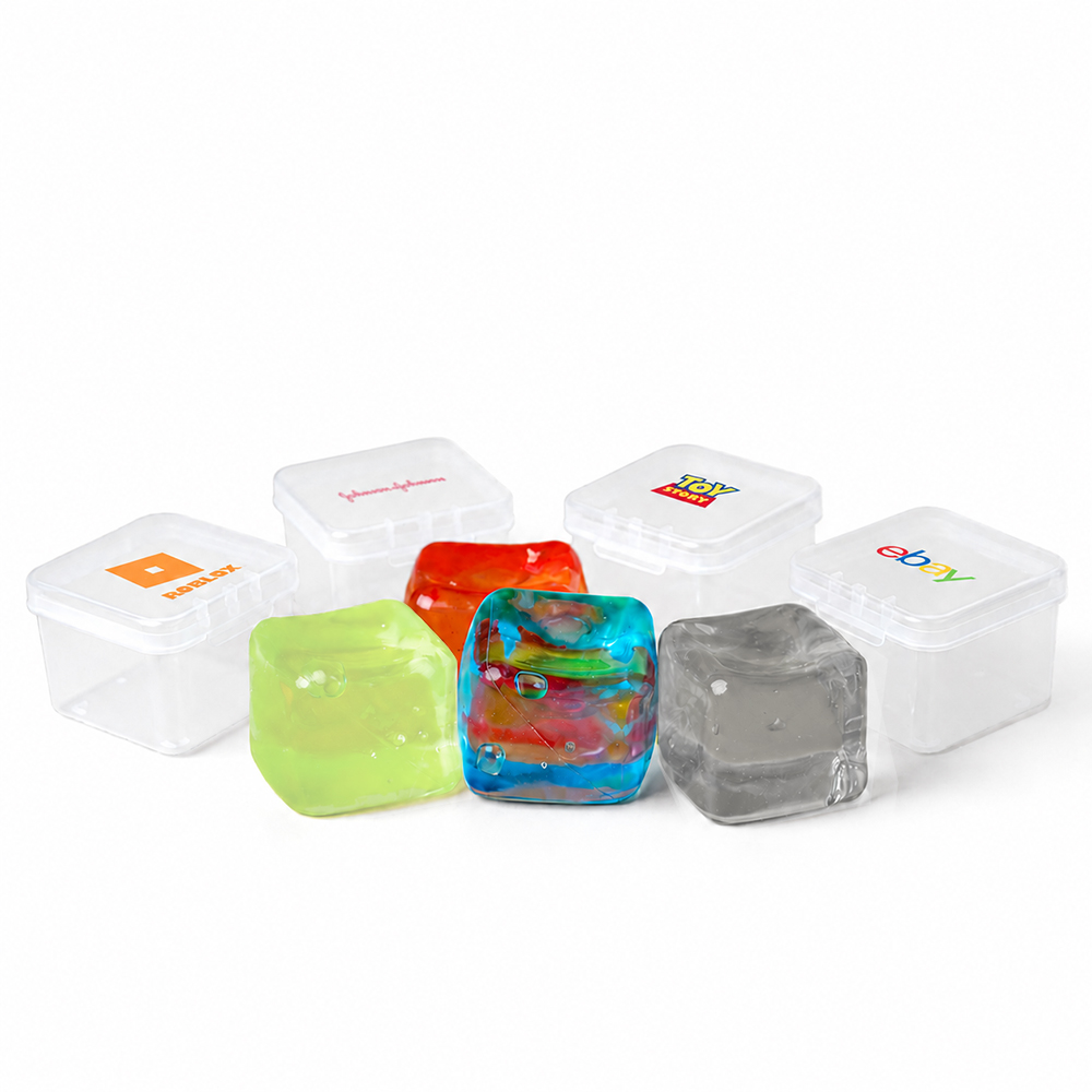 Jelly Cube Sensory Toy – Stress Shapes – available in black, blue, green, red colours