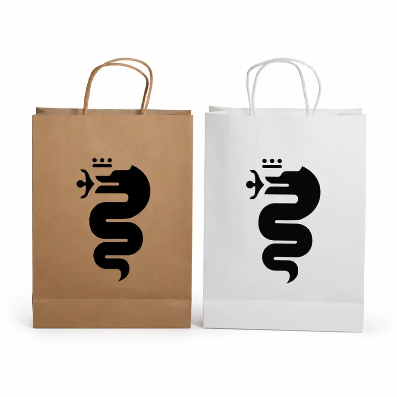 Paper Show Bag – Paper Bags – available in brown, white colours