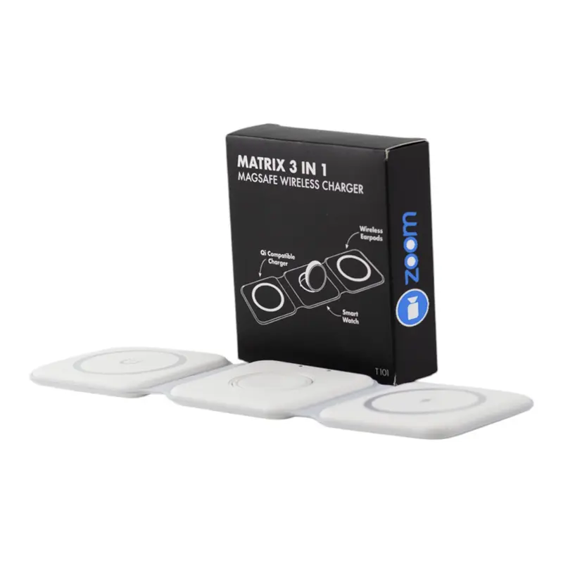 Matrix 3-in-1 MagSafe Wireless Charger – Wireless Chargers – available in white colour