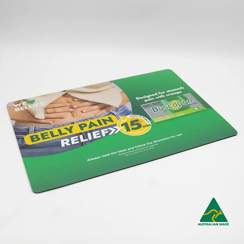 Deluxe Counter Mat (420mm x 297mm x 1mm) – Desk Accessories – available in green, silver, yellow colours
