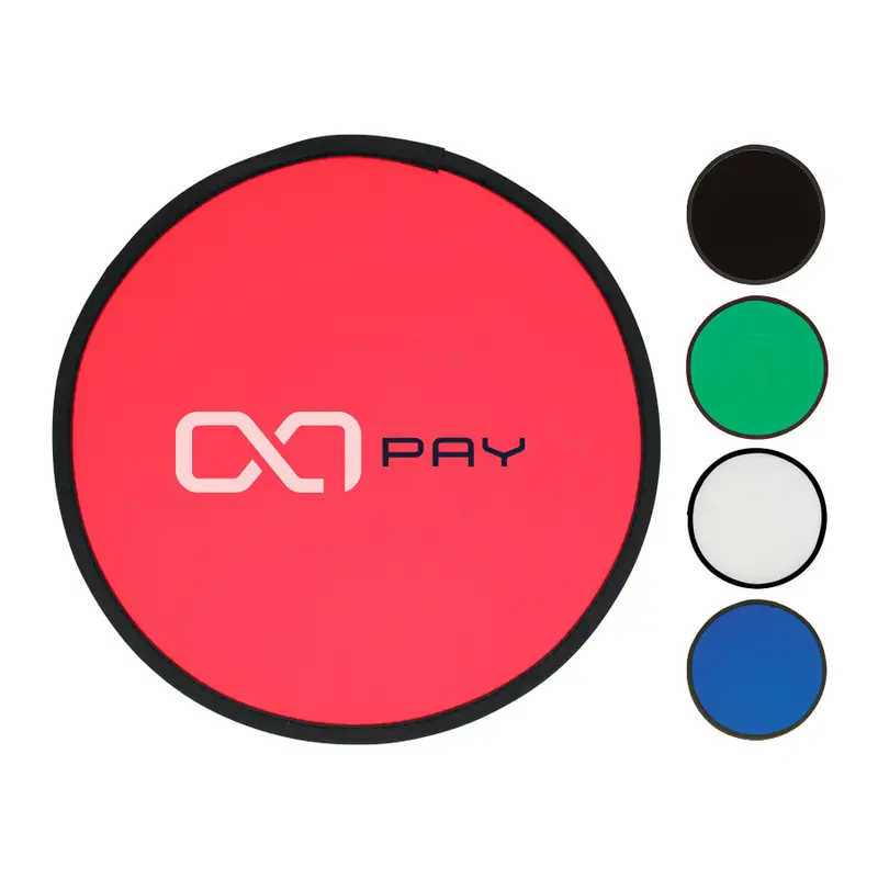 Fold Up Flying Disc – Toys – available in black, blue, green, red colours