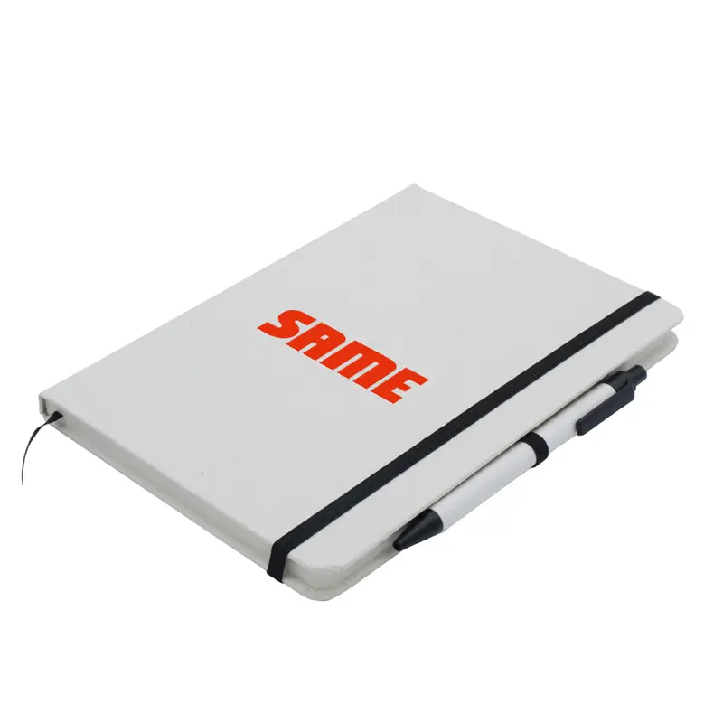 Milky A5 Notebook & Pen Set – Notebooks – available in white colour