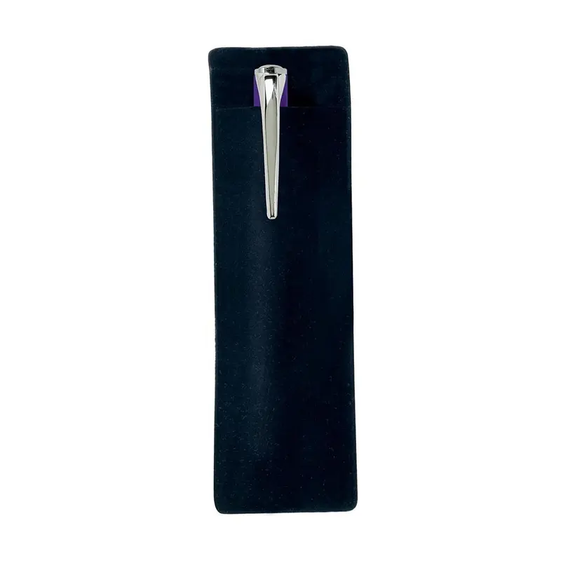 Black Velour Sleeve – Pen Packaging – available in black colour