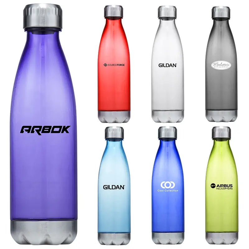 Quencher 700ml Plastic Water Bottle – Drink Bottles – available in blue, green, grey, purple colours and 2 more