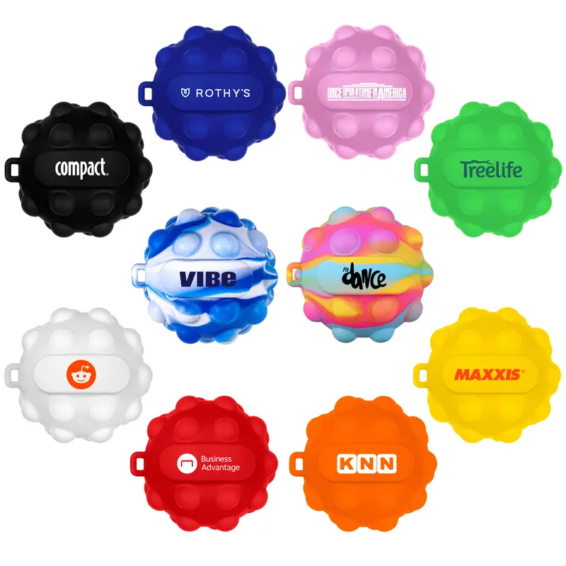 Popper Ball – Stress Shapes – available in black, blue, green, multi colours and 5 more