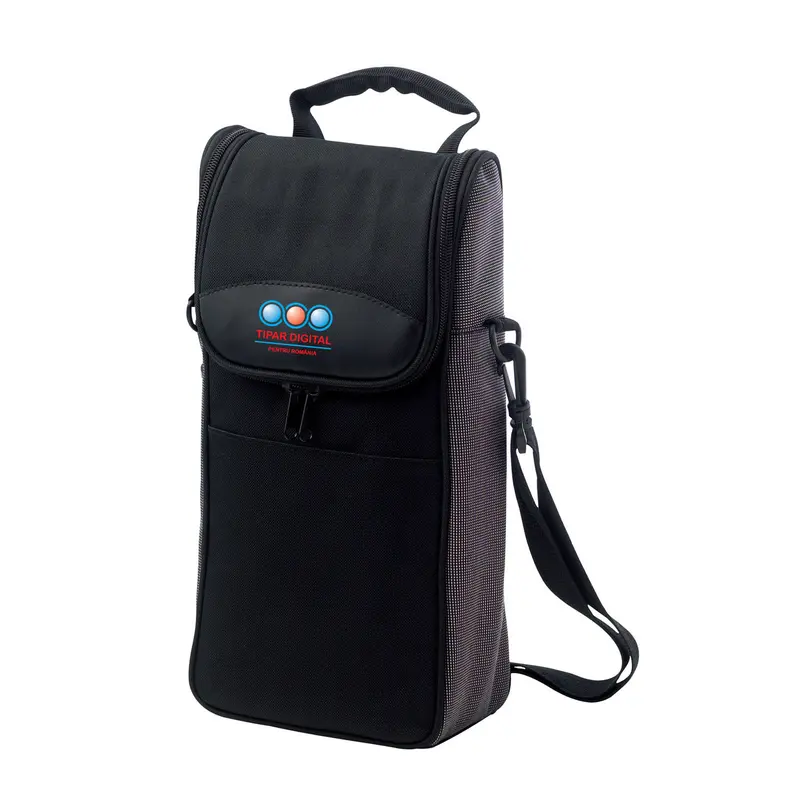 2-Bottle Cooler Bag – Cooler Bags – available in black colour