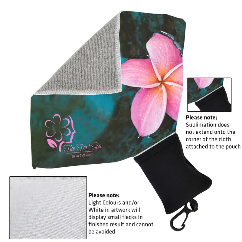 Micro Fibre Towel with Pouch – Cleaning Cloths – available in multi colour