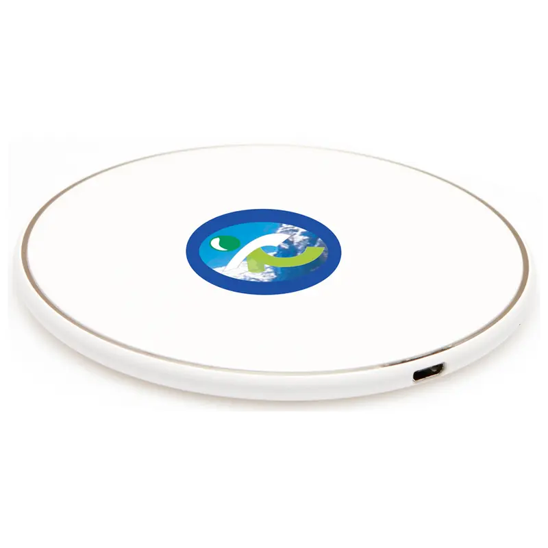 Axis Round Wireless Charging Dock – Wireless Chargers – available in white colour