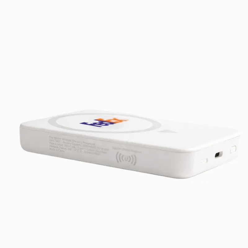 The Mason Wireless Charging Powerbank 5000mAh – Powerbanks – available in white colour