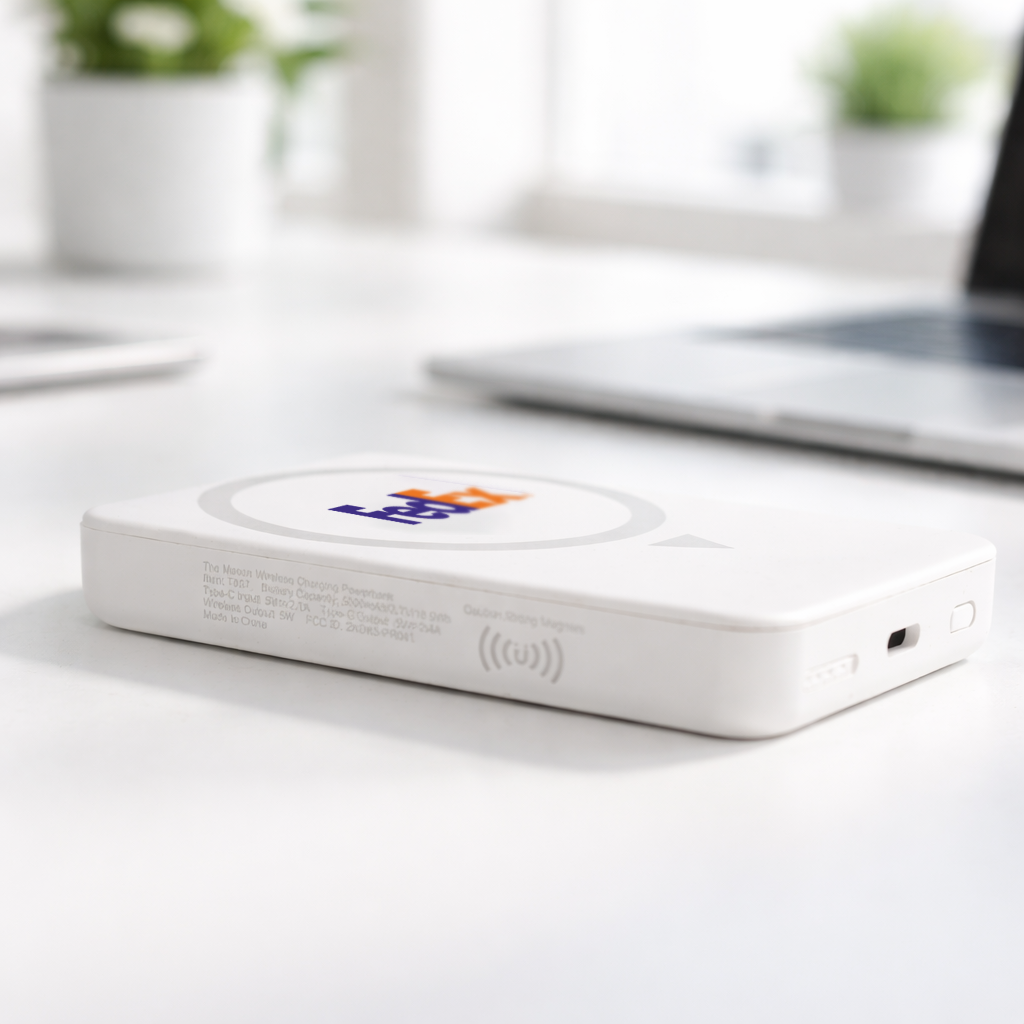 The Mason Wireless Charging Powerbank 5000mAh