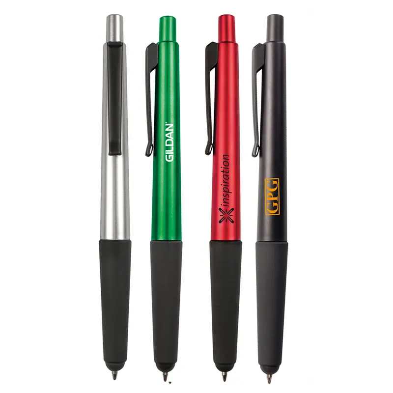 2 in 1 Stylus Pen – Stylus Pens – available in black, green, red, silver colours
