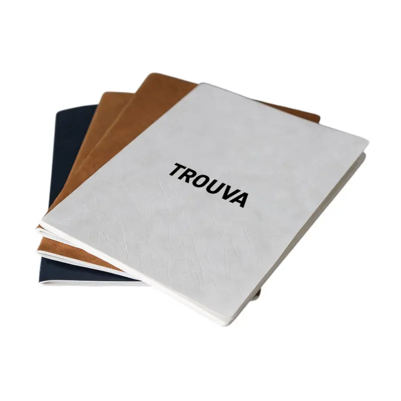 Velour DuPont Cover A5 Notebook – Notebooks – available in beige colour