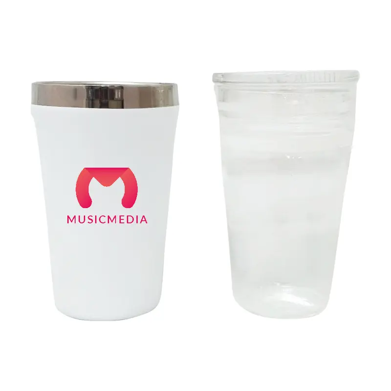 Duet 500mL Cup – Travel Mugs – available in white colour
