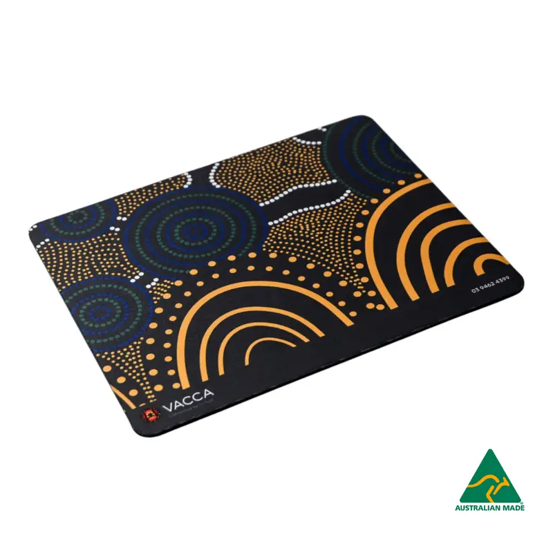 Deluxe Mouse Mat 230mm (w) x 190mm (h) 3mm Eva Sponge – Desk Accessories – available in blue, brown, grey, orange colours