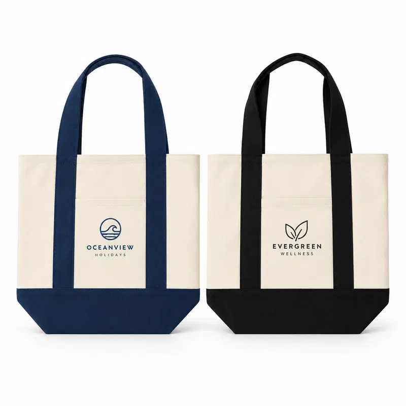 Chelsey Canvas Tote – available in black, blue colours