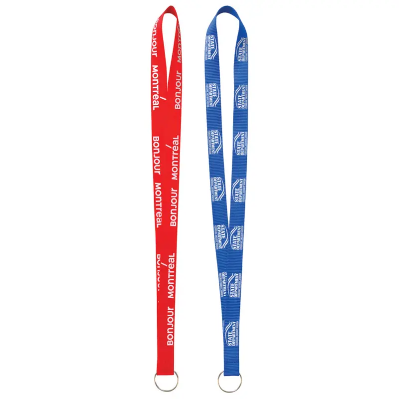 10mm Nylon Custom Lanyard – Lanyards – available in black, blue, green, grey colours and 4 more