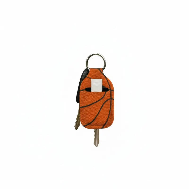 Neoprene Keychain (5.5 x 10cm) – Keyrings – available in brown, orange colours