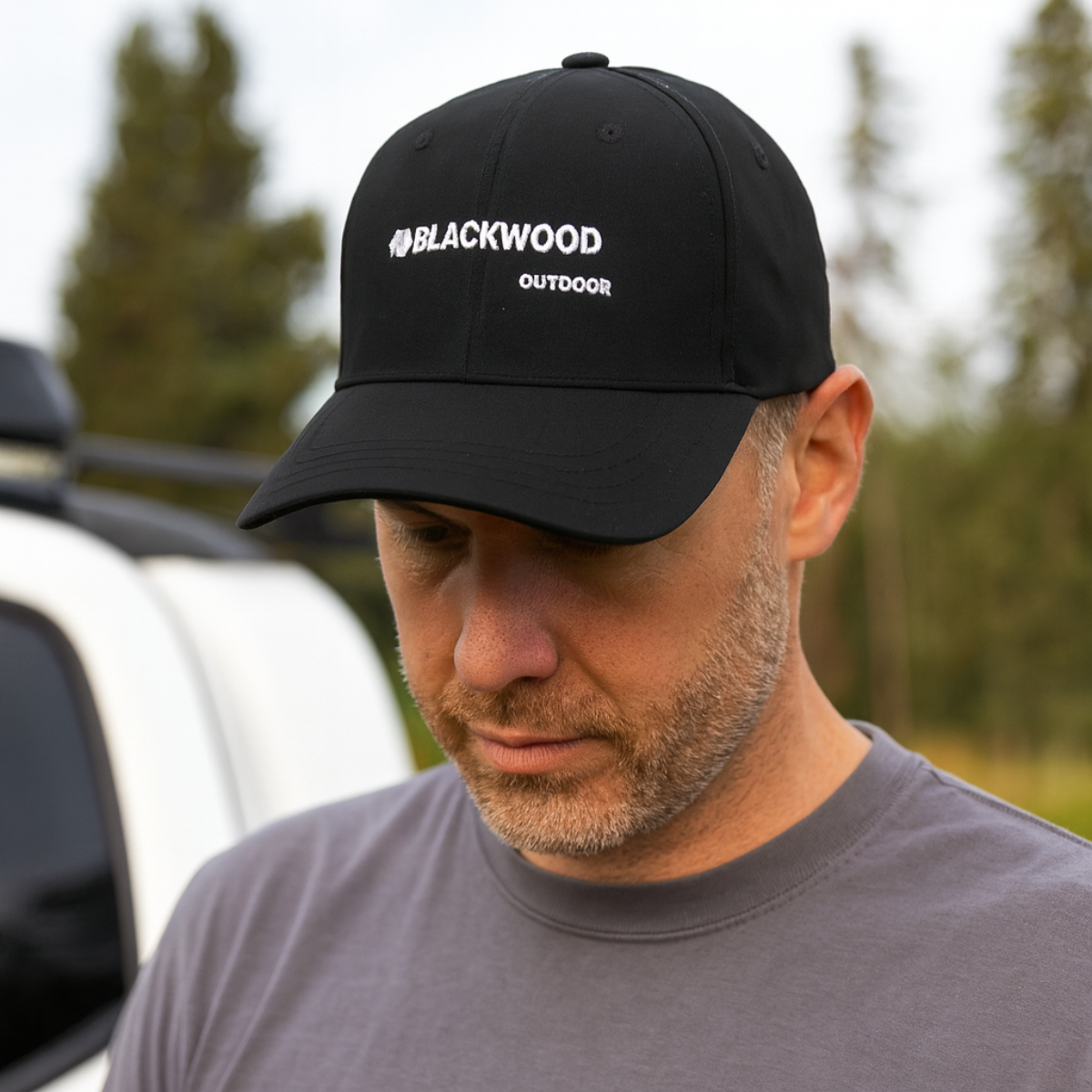 Poly Strapback Baseball Cap