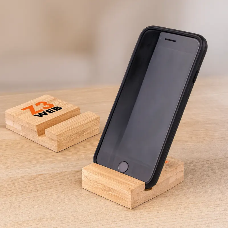 Bambu Phone Holder – Phone Stands – available in beige colour
