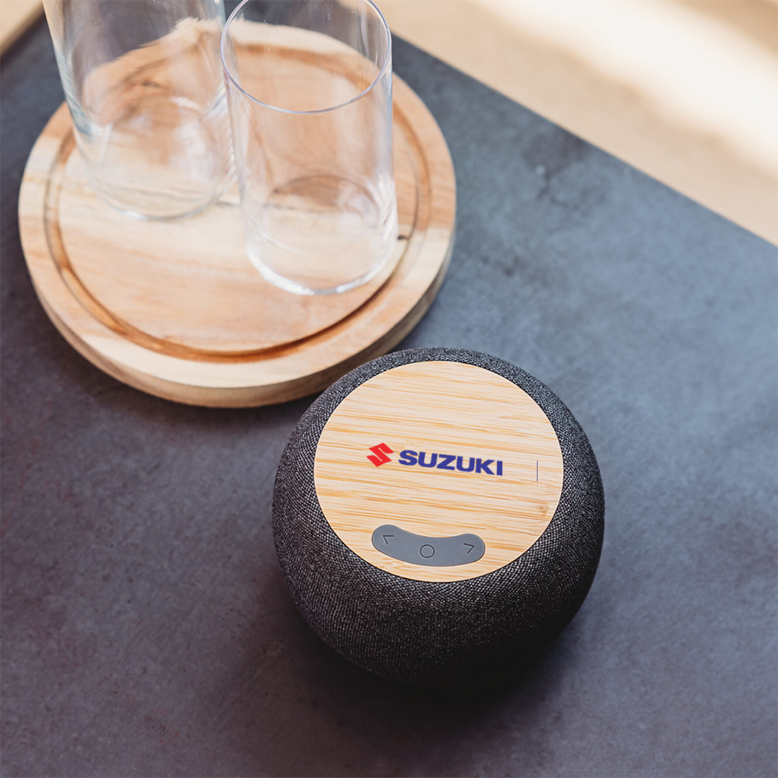 Boomer Bamboo Wireless Speaker – Bluetooth Speakers – available in brown, orange colours