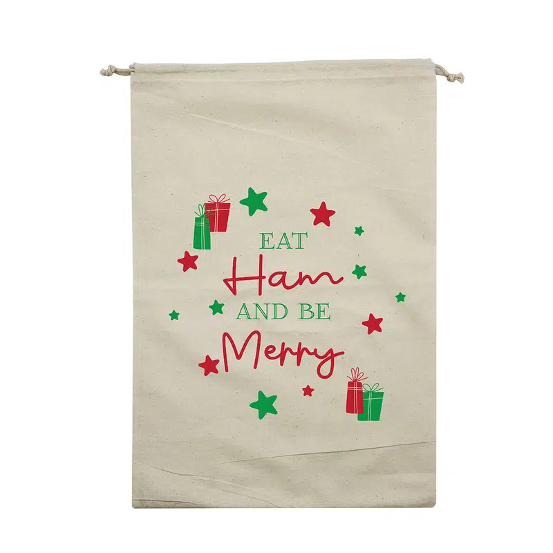Christmas Ham Bag – Misc Bags – available in white colour