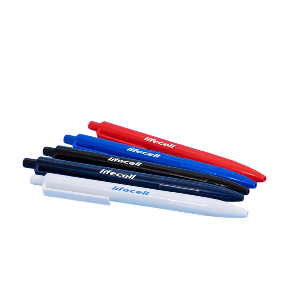 R-ABS Eco Plastic Ball Pen – Plastic Pens – available in black, blue, red, white colours