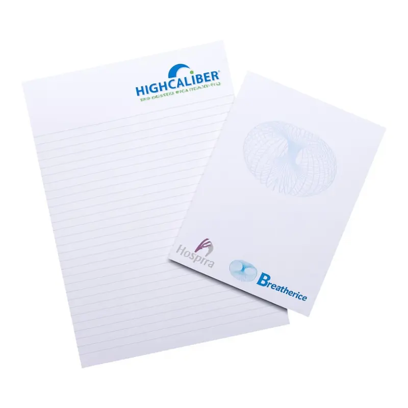 A4 Note pad (25 leaves per pad) – Notepads – available in beige, green colours
