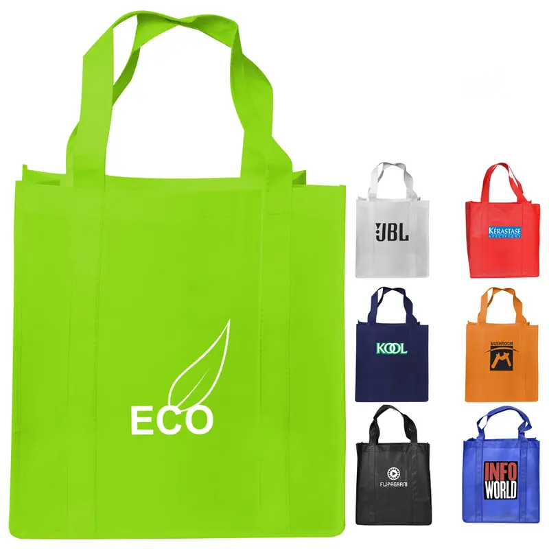 Shopping Tote Bag with Gusset – Tote Bags – available in black, blue, green, orange colours and 2 more