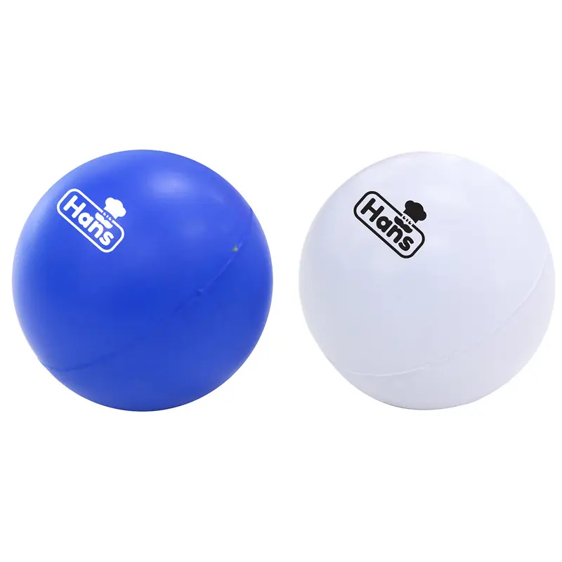 Branded Massage Ball – Stress Shapes – available in blue, white colours