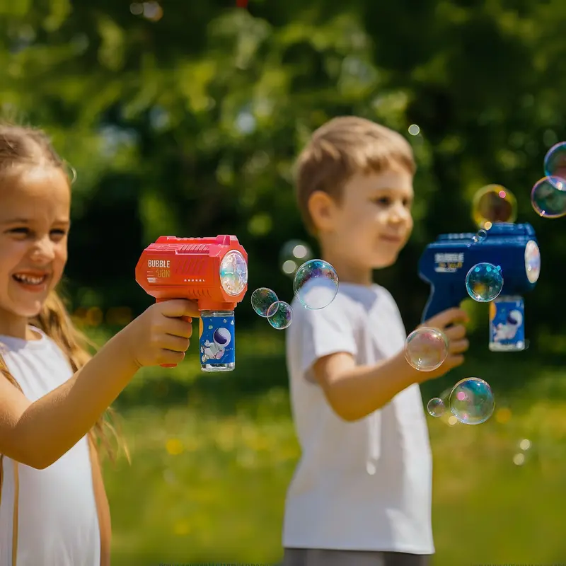 Bubble '07 Bubble Gun – Novelty Items – available in blue, red colours