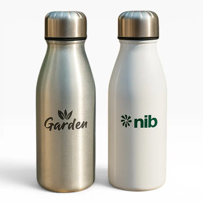 Vita Aluminium 450ml Water Bottle – Drink Bottles – available in blue, silver, white colours