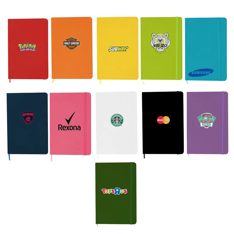 Polychroma A5 Notebook – Notebooks – available in black, blue, green, orange colours and 4 more