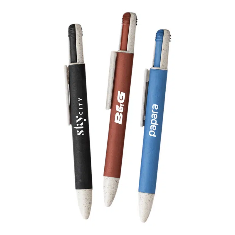 Kikla 4 Way Eco Pen – Novelty Pens – available in black, blue, red colours